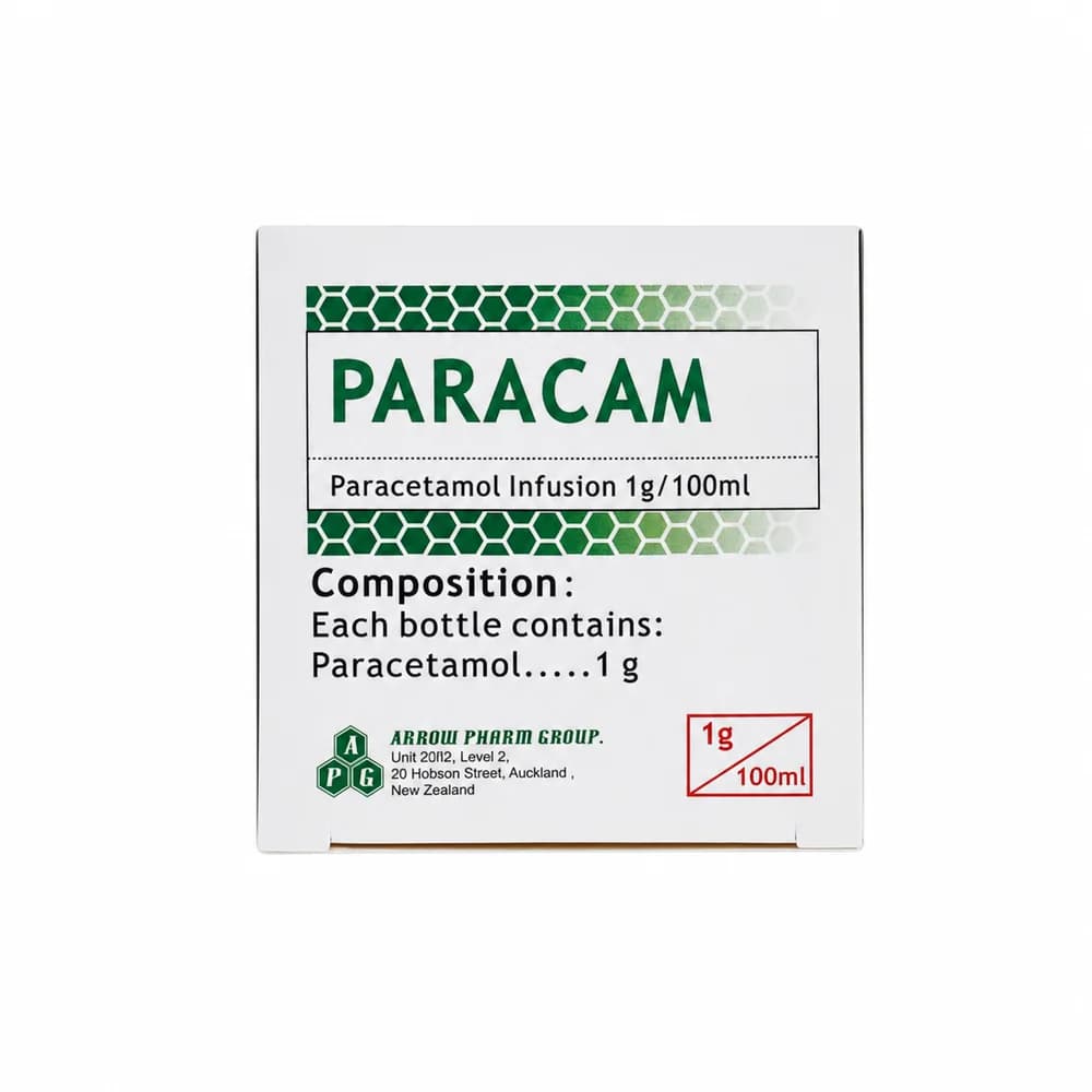 Paracam Paracetamol 1 g / 100 mL infusion