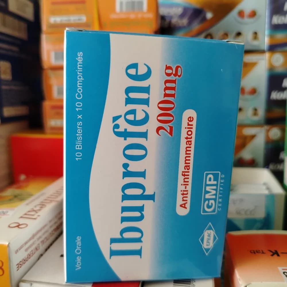 Ibuprofène EPHAC 200 Ibuprofen 200 mg per tablet