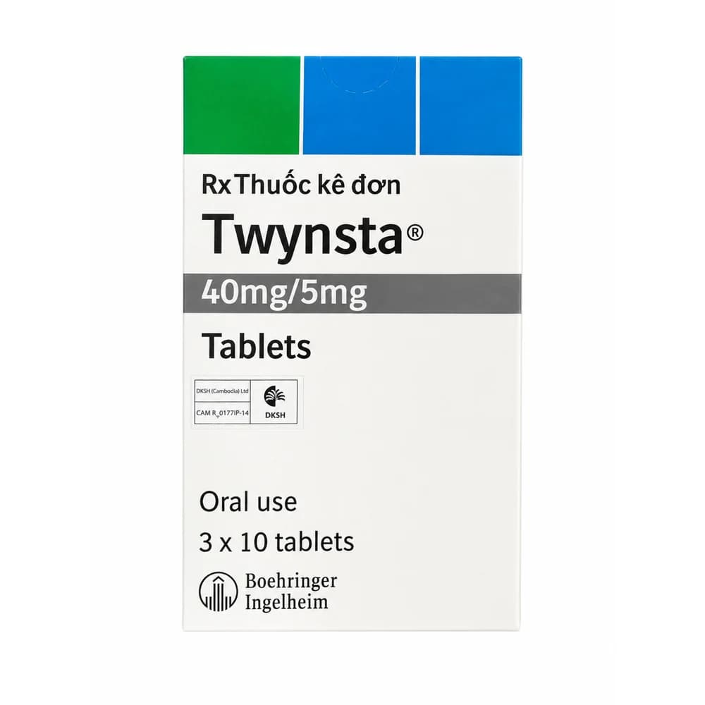 Twynsta Telmisartan 40 mg and amlodipine 5 mg, 30 tablets