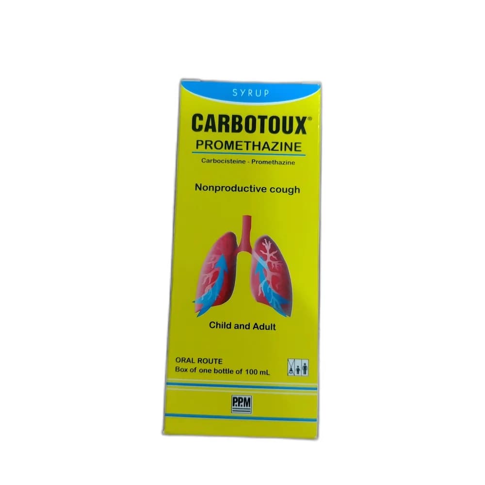 Carbotoux 100 mg / 2.5 mg per 5 ml