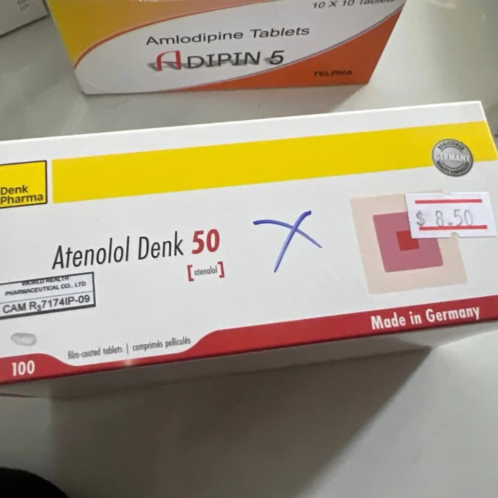 Atenolol Denk 50 50 mg