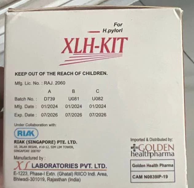 XLH-KIT H. pylori treatment kit