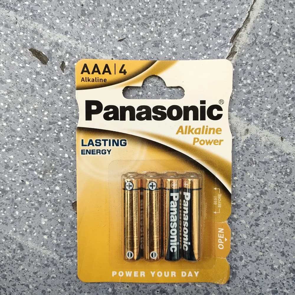 Panasonic Alkaline Power AAA Batteries 4 AAA batteries per pack, 1.5V each