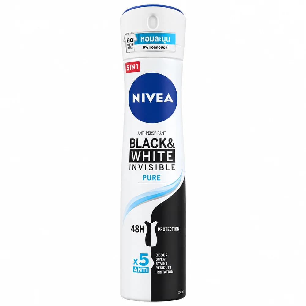 Nivea Black & White Invisible Pure 150 ml