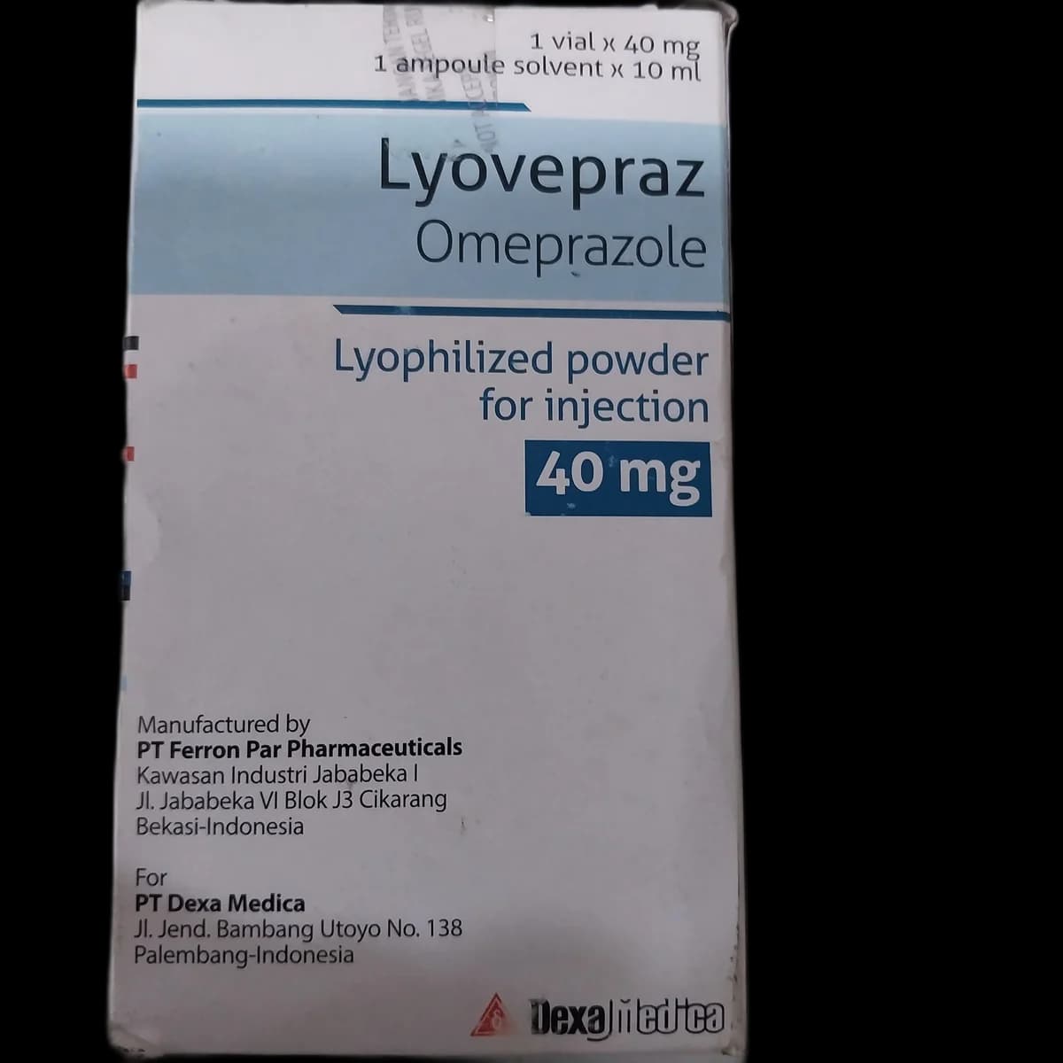 Lyovepraz 40mg Injection 40mg