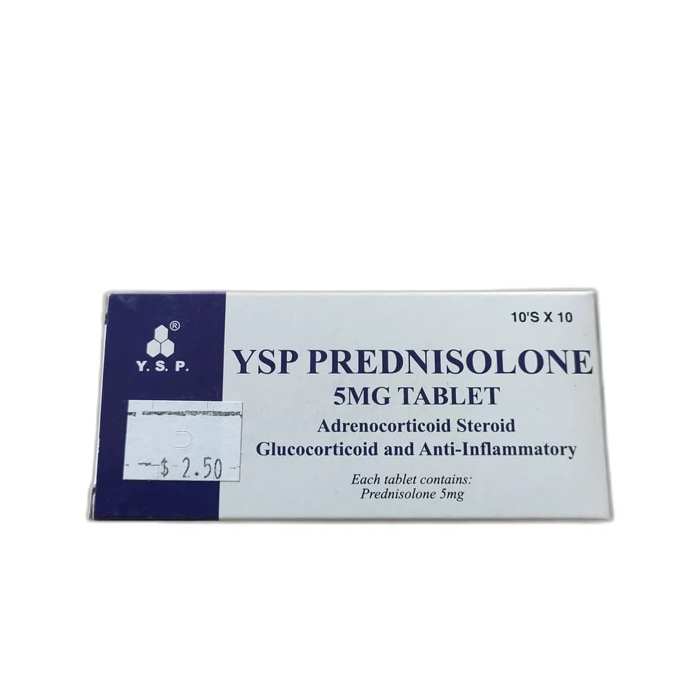 YSP Prednisolone 5 mg Tablet 5 mg