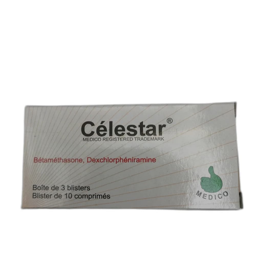Célestar 0.25 mg / 2 mg per tablet