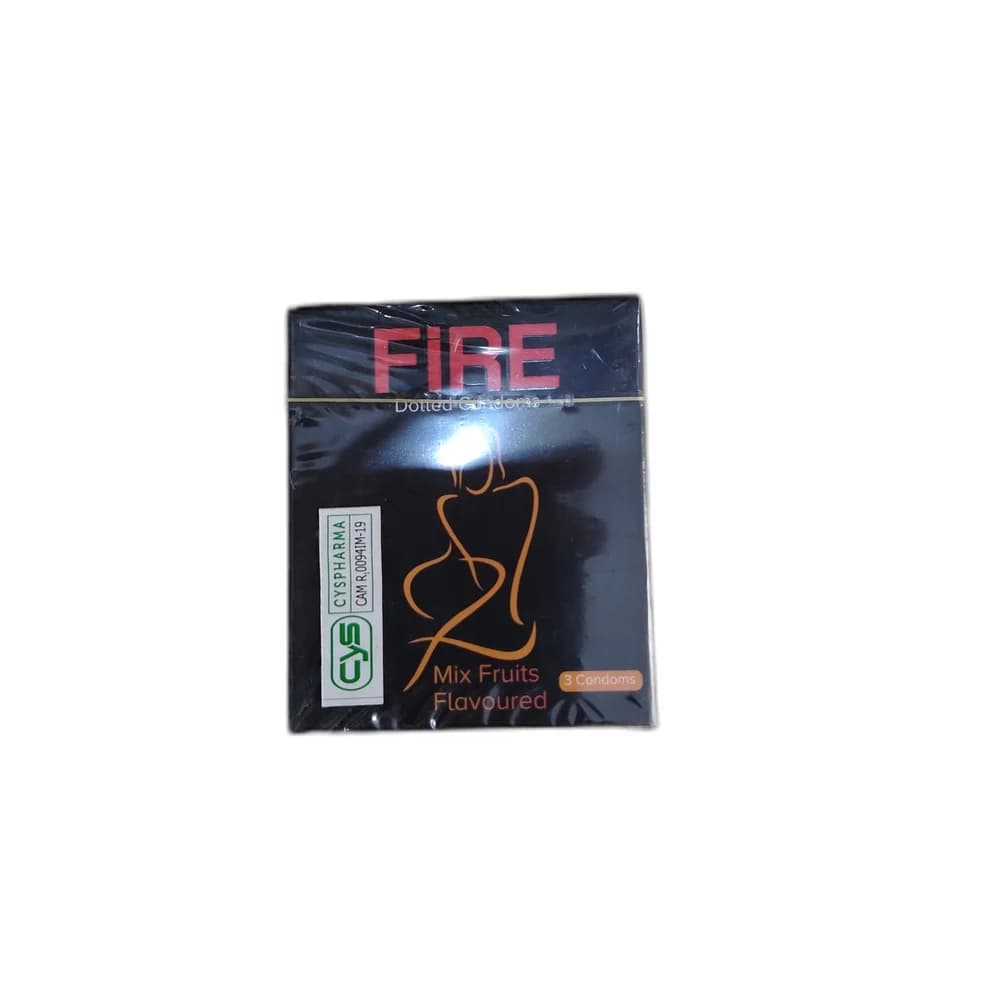 Fire Dotted Condoms (Mix Fruits Flavoured)