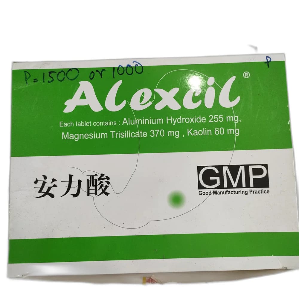 Alexcil 255 mg / 370 mg / 60 mg