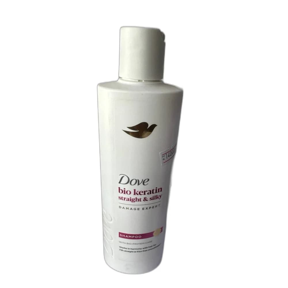 Dove Bio-Keratin Straight & Silky Damage Expert Shampoo, 300 mL