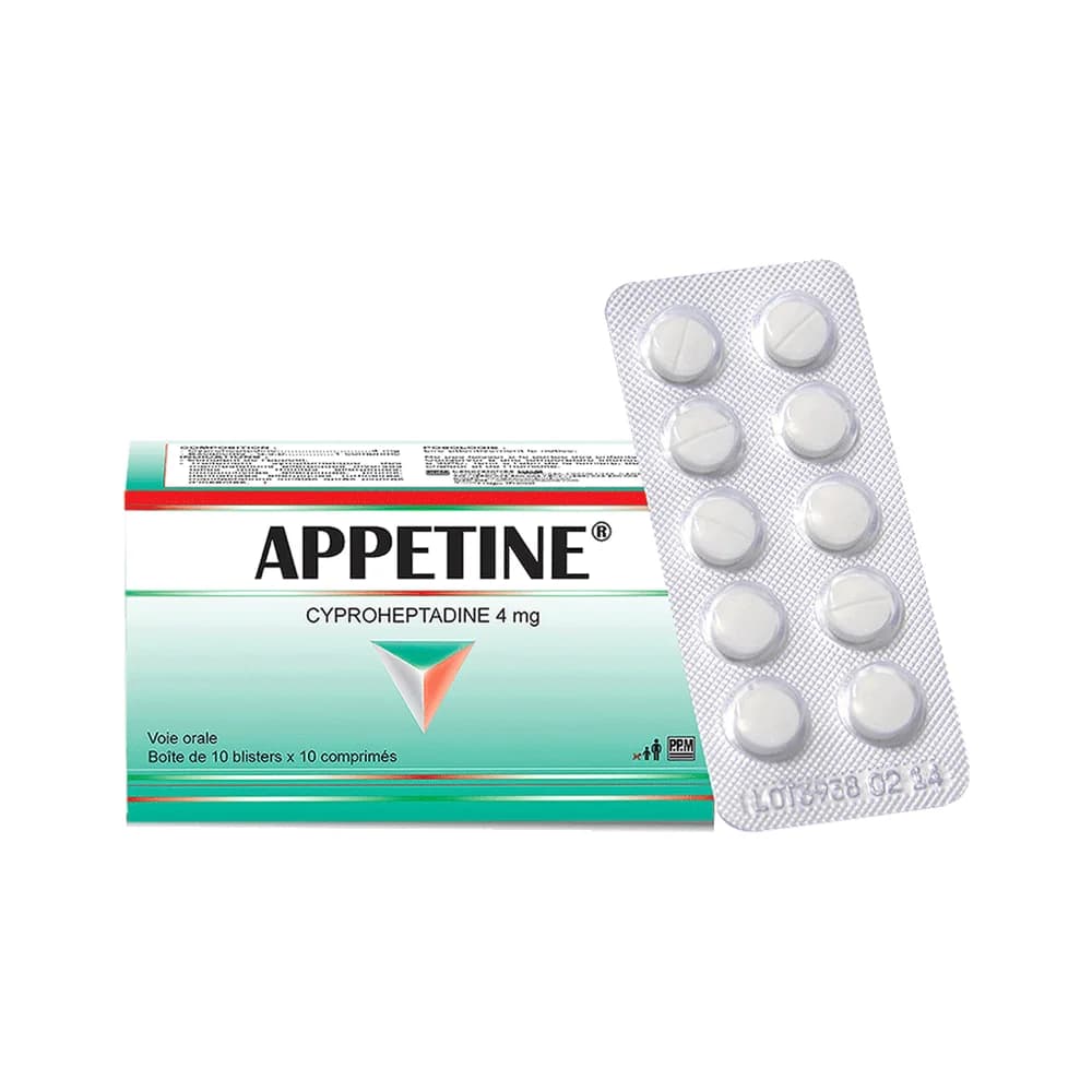 Appetine Cyproheptadine hydrochloride 4 mg