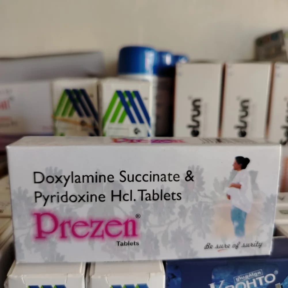 Prezen Doxylamine 10 mg + Pyridoxine 10 mg