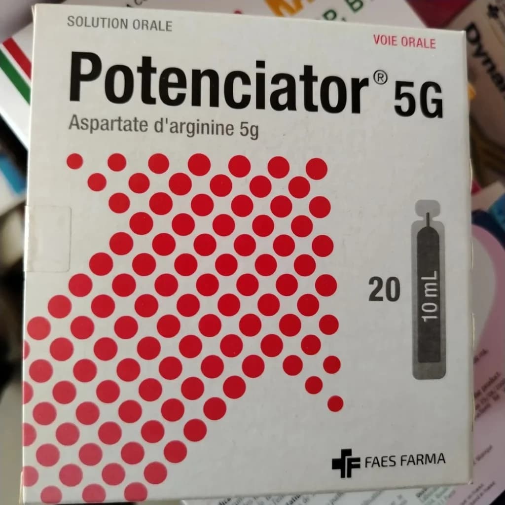 Potenciator 5G Arginine aspartate 5 g per 10 ml drinkable ampoule