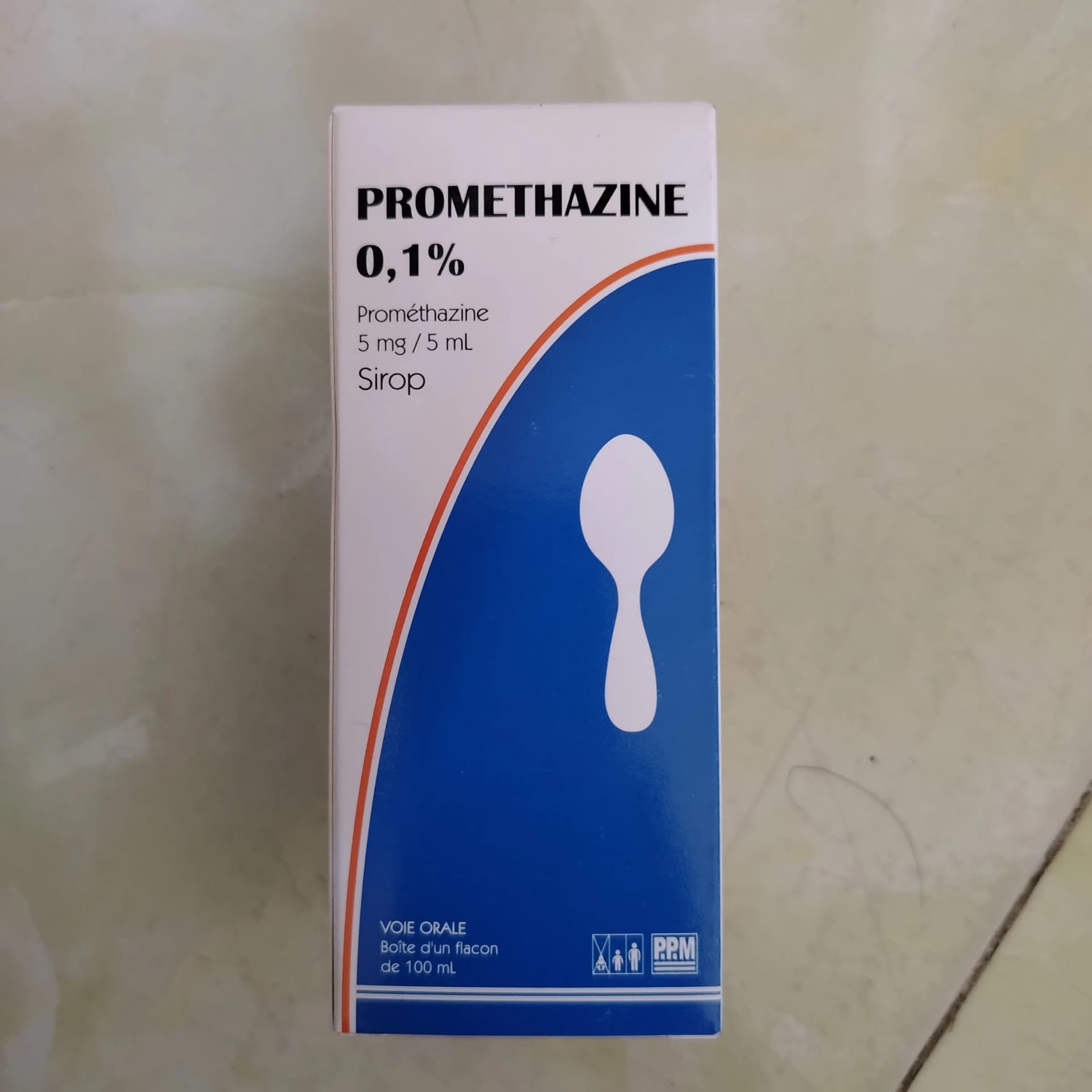 Promethazine 0.1% (5 mg / 5 mL)