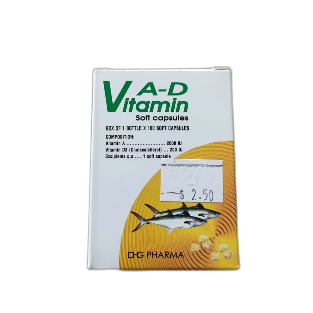 Vitamin A-D Soft Capsules 5000 IU / 400 IU