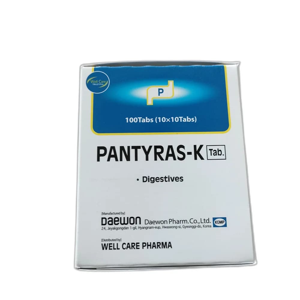Pantyras-K Tab. 175 mg pancreatin