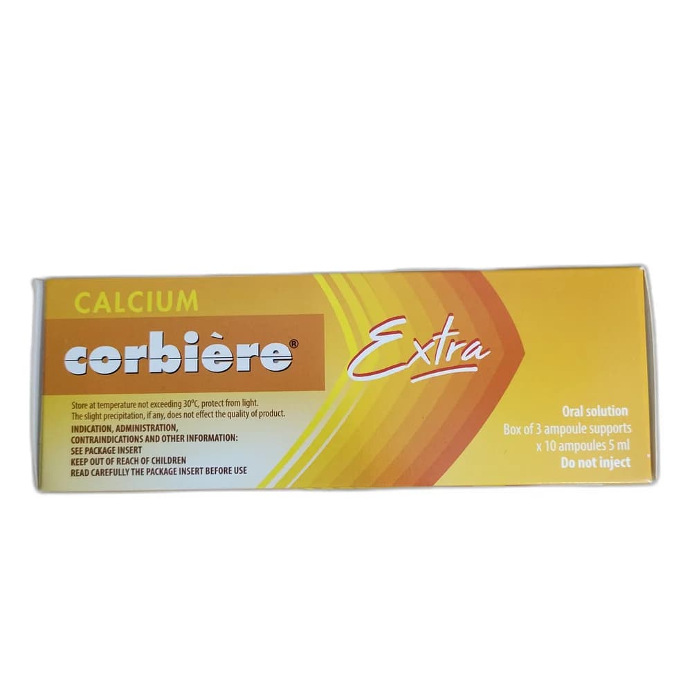Calcium Corbière Extra Kids 1469.30 mg + 319.91 mg/5 ml