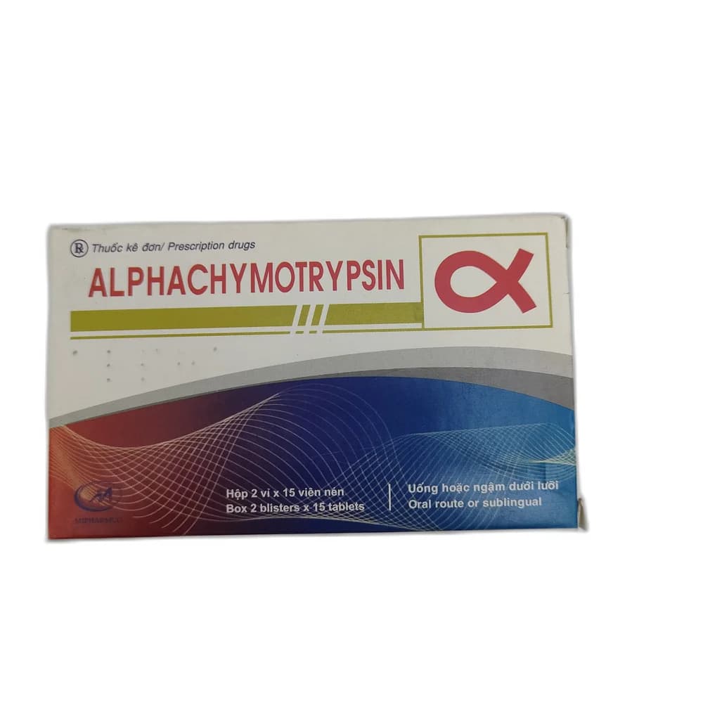 Alphachymotrypsin 4200 USP units (4.2 mg)