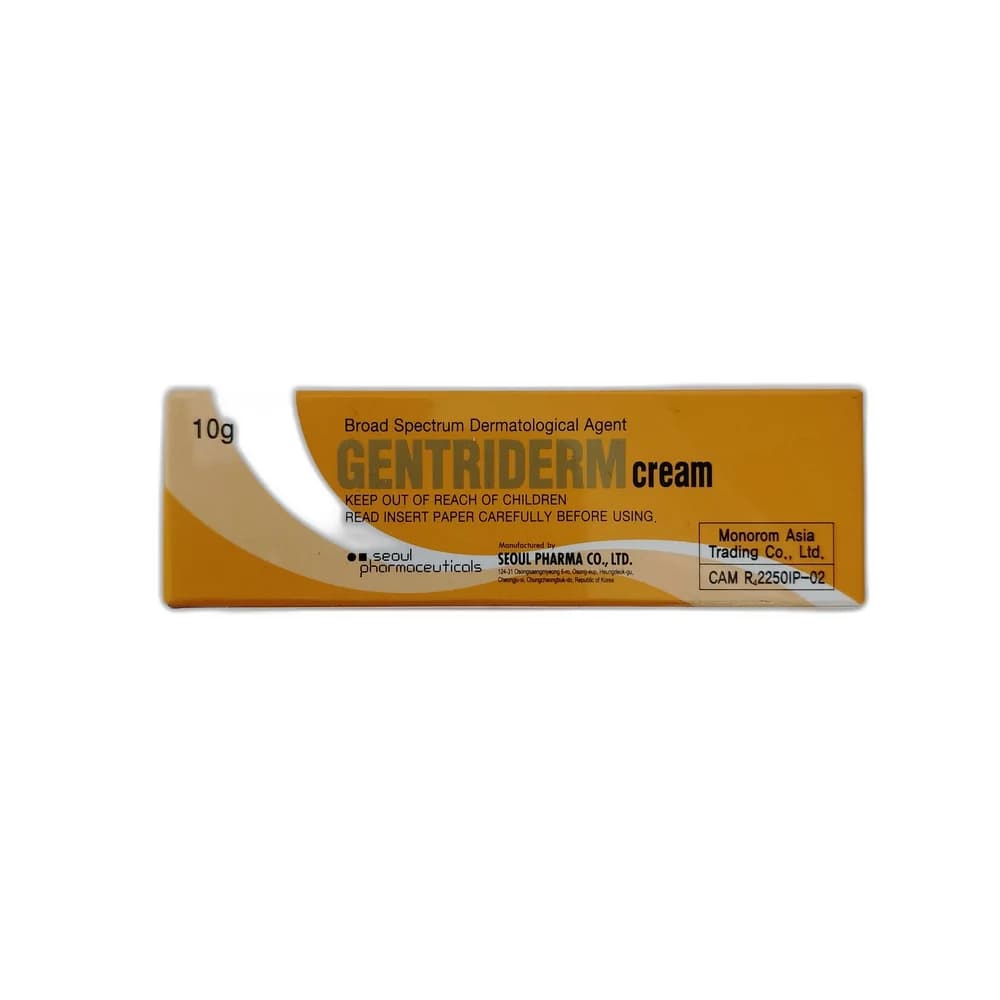 Gentriderm Betamethasone dipropionate 0.64 mg/g + Clotrimazole 10 mg/g + Gentamicin sulfate 1 mg/g