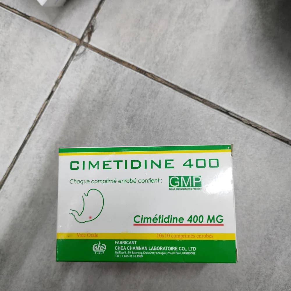 Cimetidine 400 CMP Cimetidine 400 mg per coated tablet