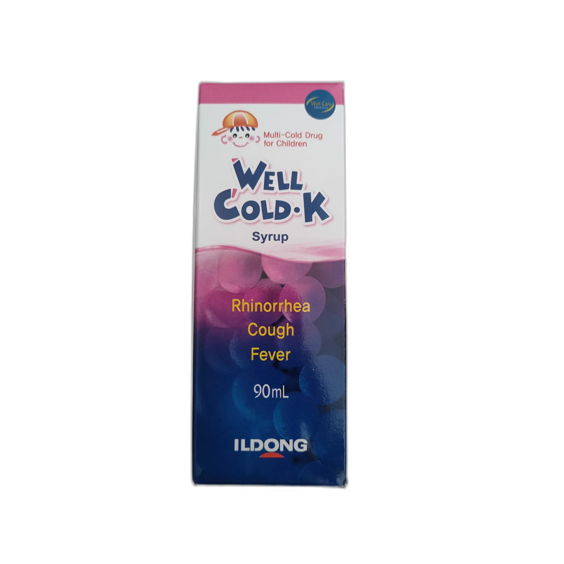 Well Cold-K 50 mg / 0.415 mg / 3.33 mg / 4.165 mg per 5 ml