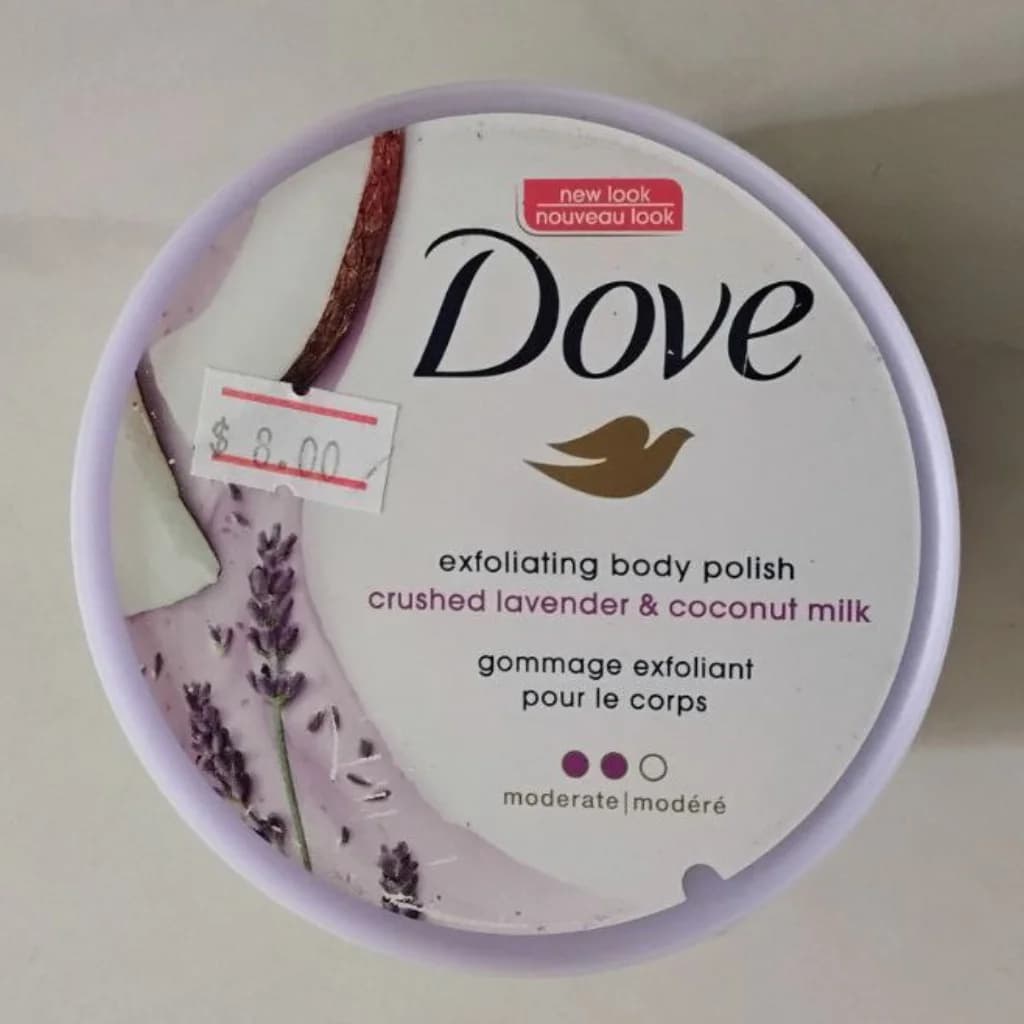 Dove Exfoliating Body Polish – Crushed Lavender & Coconut Milk 200 g Not available
