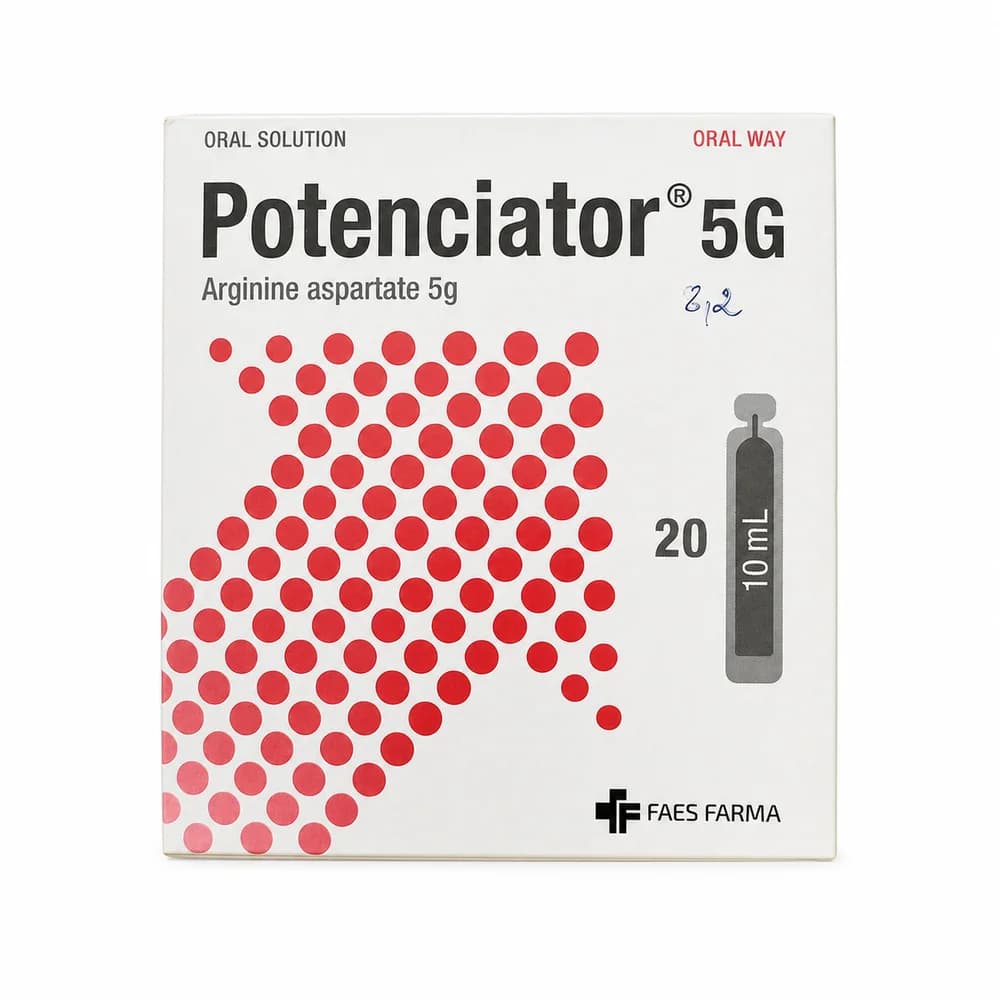Potenciator 5G Arginine aspartate 5 g in 10 mL oral solution
