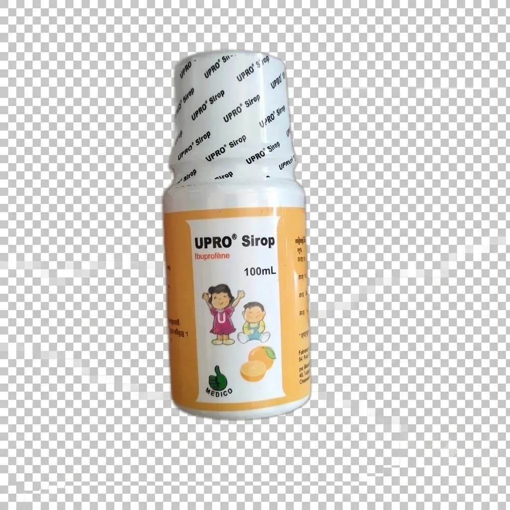 Upro Sirop 100 mL (ibuprofen 2 g/100 mL, i.e. 100 mg/5 mL)