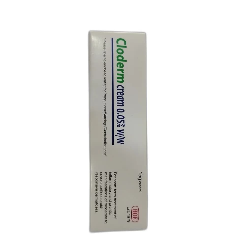 Cloderm Clobetasol Propionate 0.0568% w/w (equivalent to Clobetasol 0.05% w/w)
