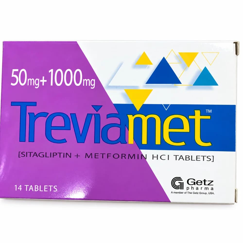 TreviaMet 50 mg / 1000 mg film-coated tablets