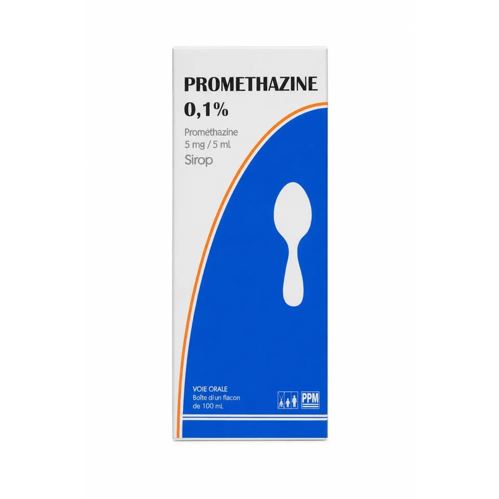 Promethazine 0.1% Syrup Promethazine hydrochloride 5 mg per 5 ml