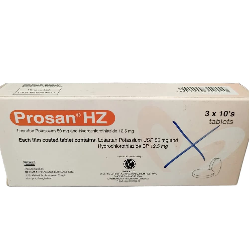 Prosan HZ 50 mg / 12.5 mg