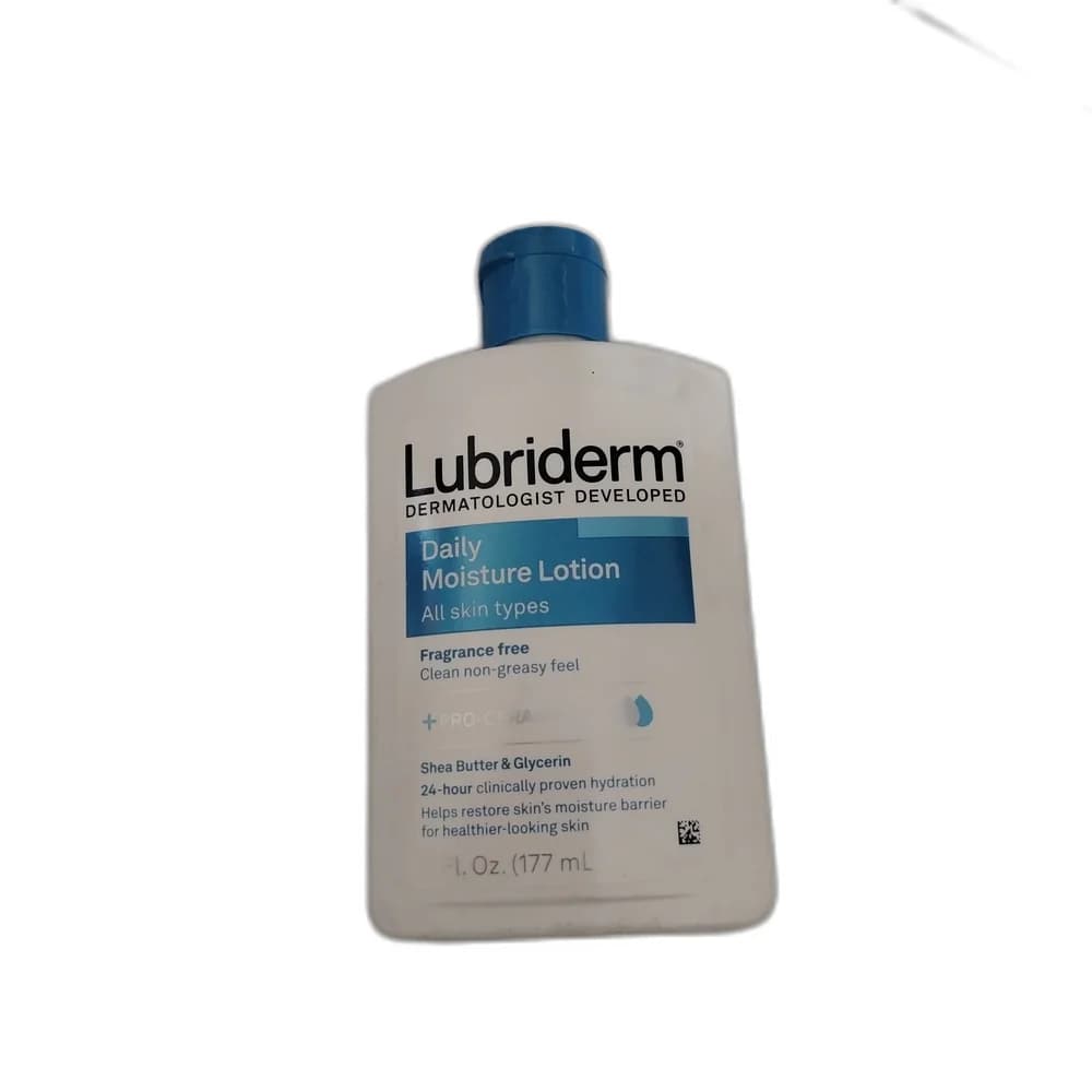Lubriderm Daily Moisture Lotion Fragrance Free 6 fl oz (177 ml)
