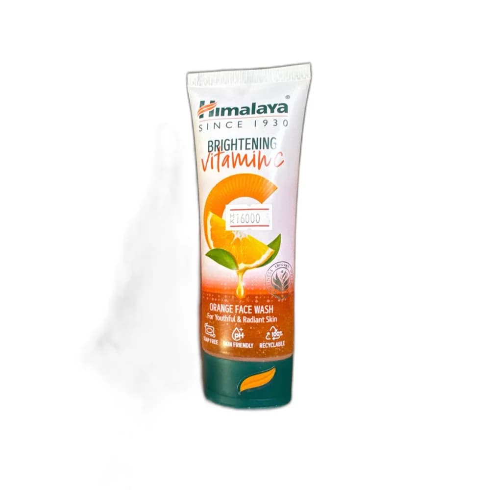 Himalaya Brightening Vitamin C Orange Face Wash, 100 mL