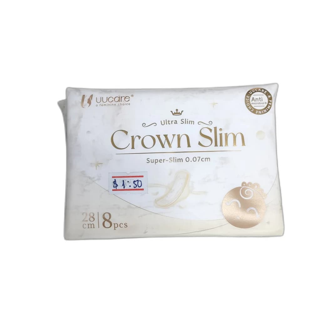 UUcare Crown Slim Sanitary Pads 28 cm, Super-slim 0.07 cm