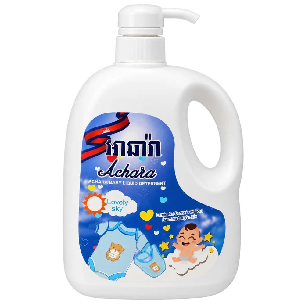 Achara Baby Liquid Detergent Lovely Sky 1000 mL