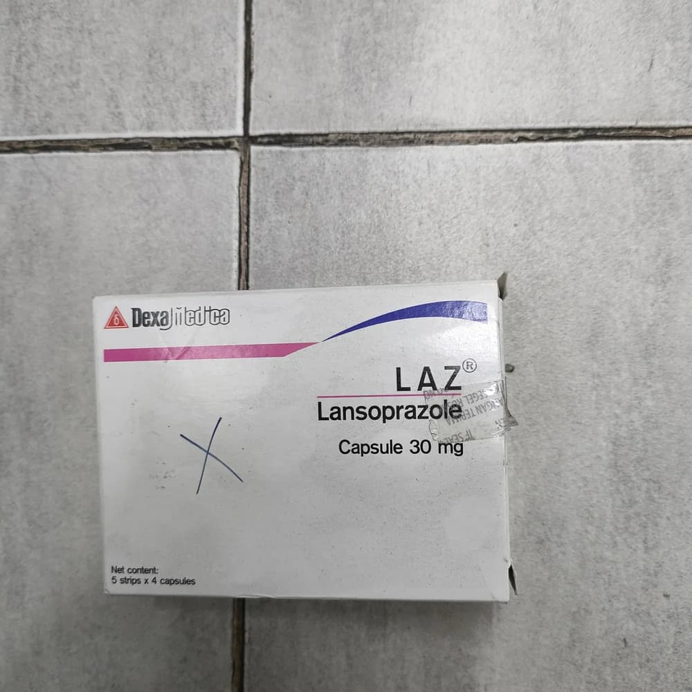 LAZ Lansoprazole 30 mg per capsule