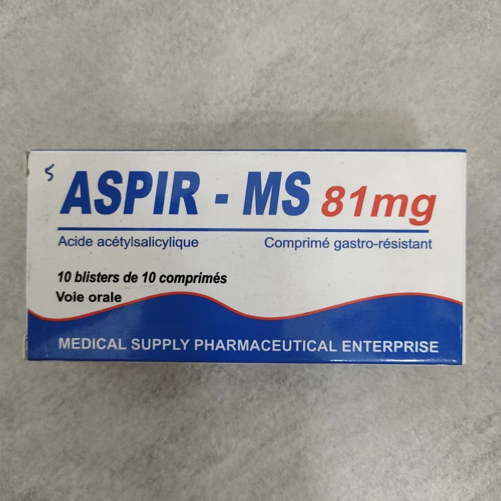Aspir-MS 81mg Aspirin 81 mg