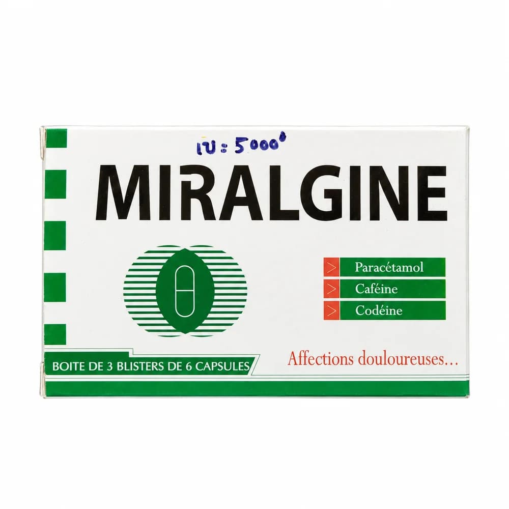 Miralgine 400 mg / 62.5 mg / 20 mg