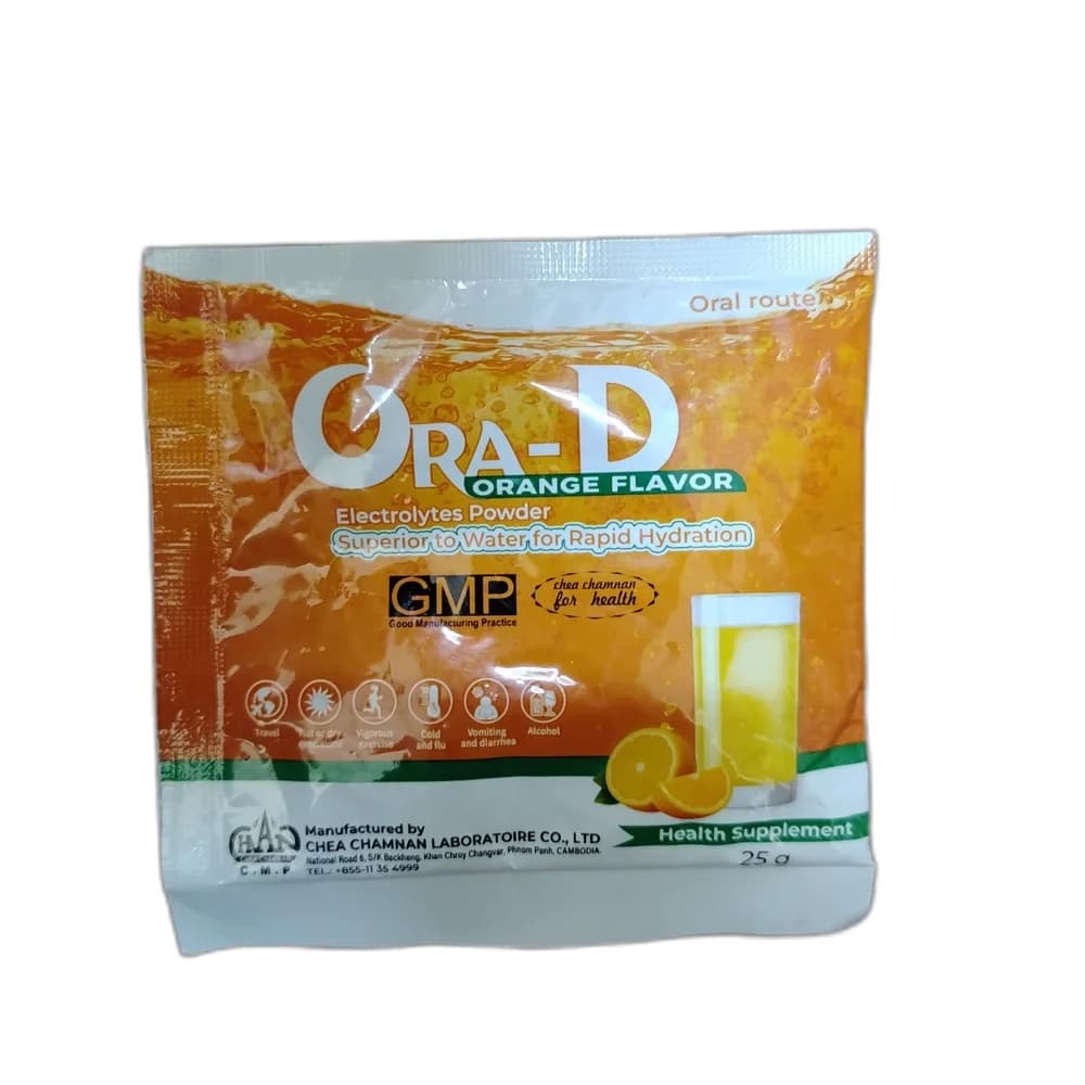 Ora-D Orange Flavor 25 g sachet