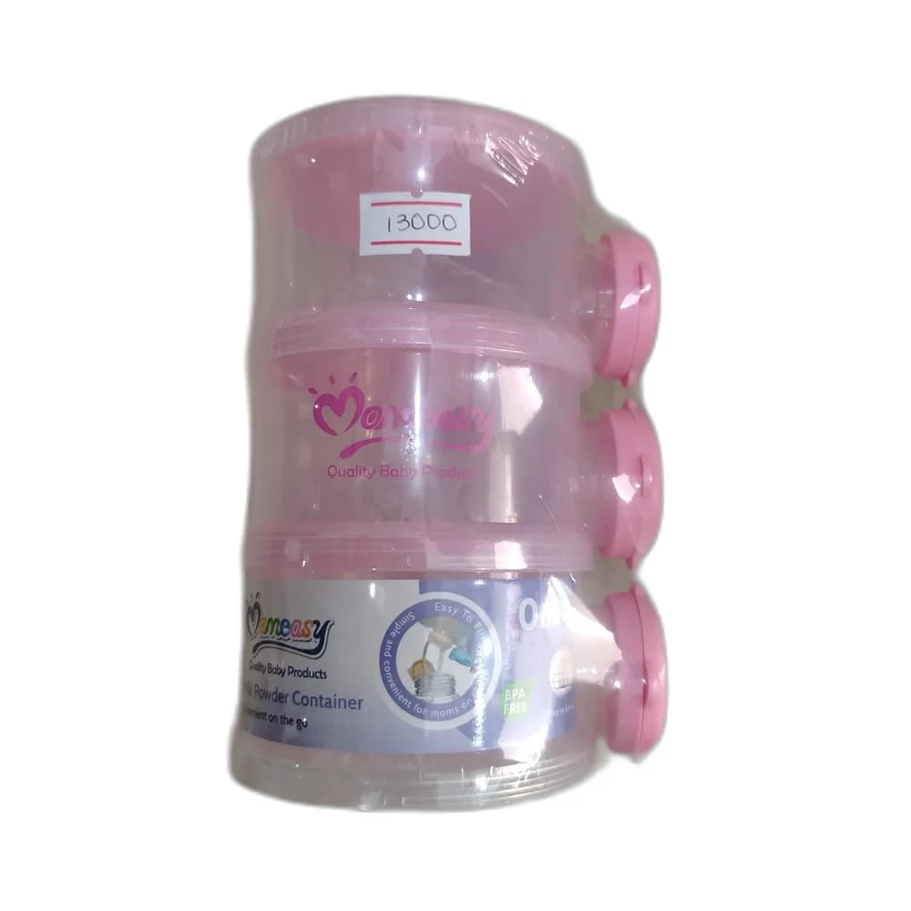 Momeasy 3-Tier Milk Powder Container - Pink