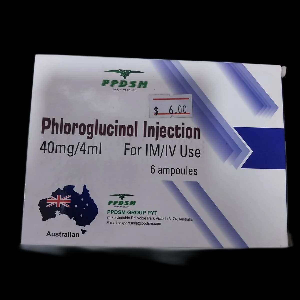 Phloroglucinol Injection 40mg/4ml 40mg/4ml