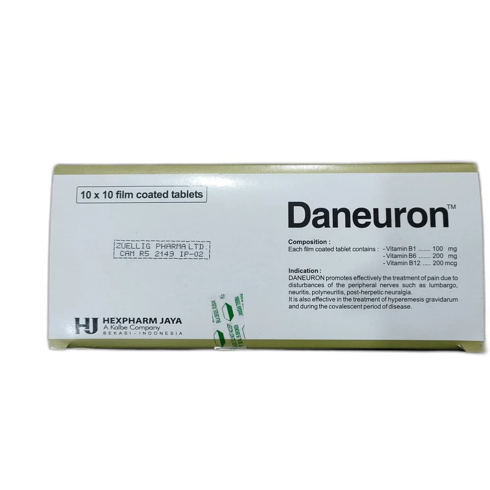 Daneuron B1 100 mg / B6 200 mg / B12 200 mcg