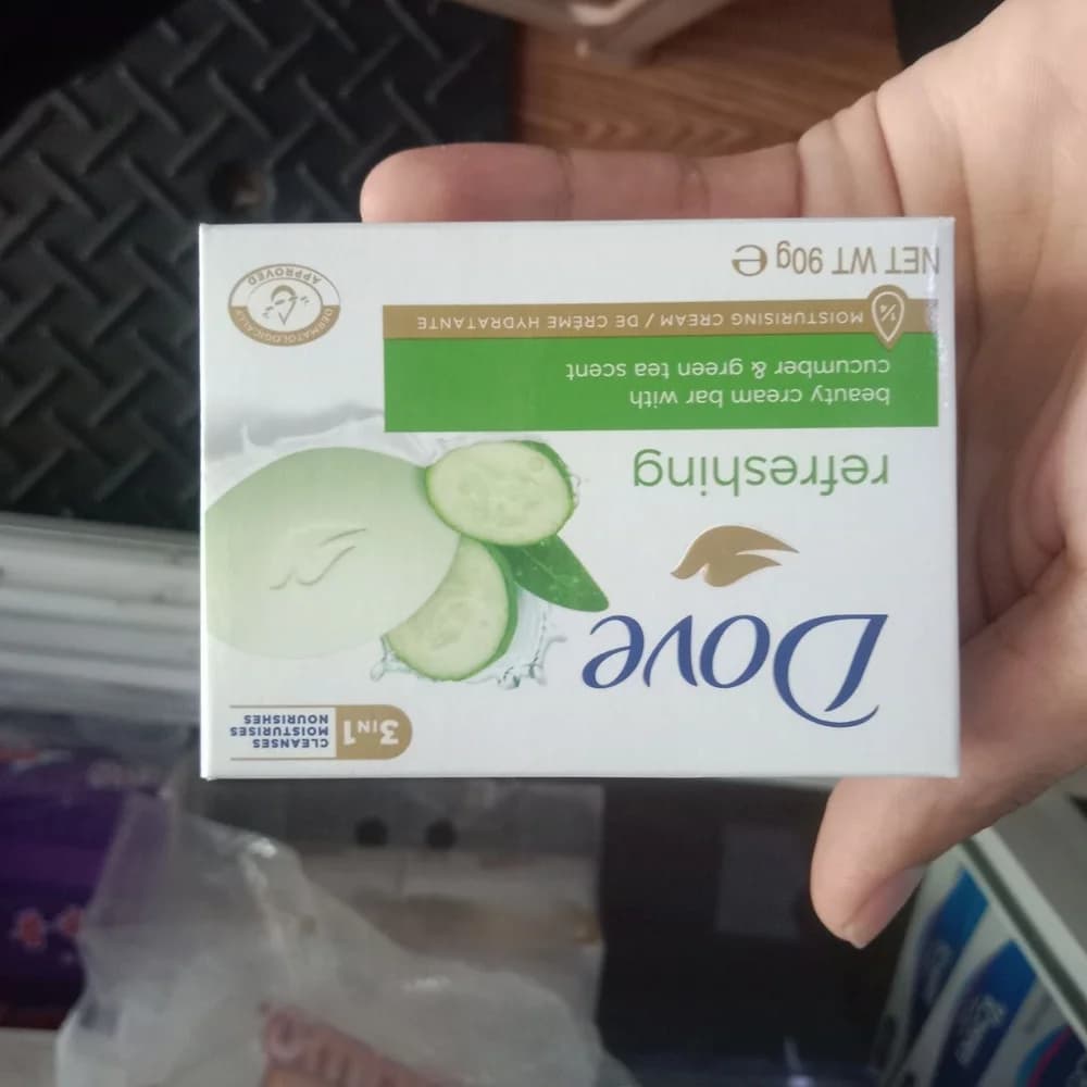 Dove Refreshing beauty cream bar with cucumber and green tea scent, 90 g