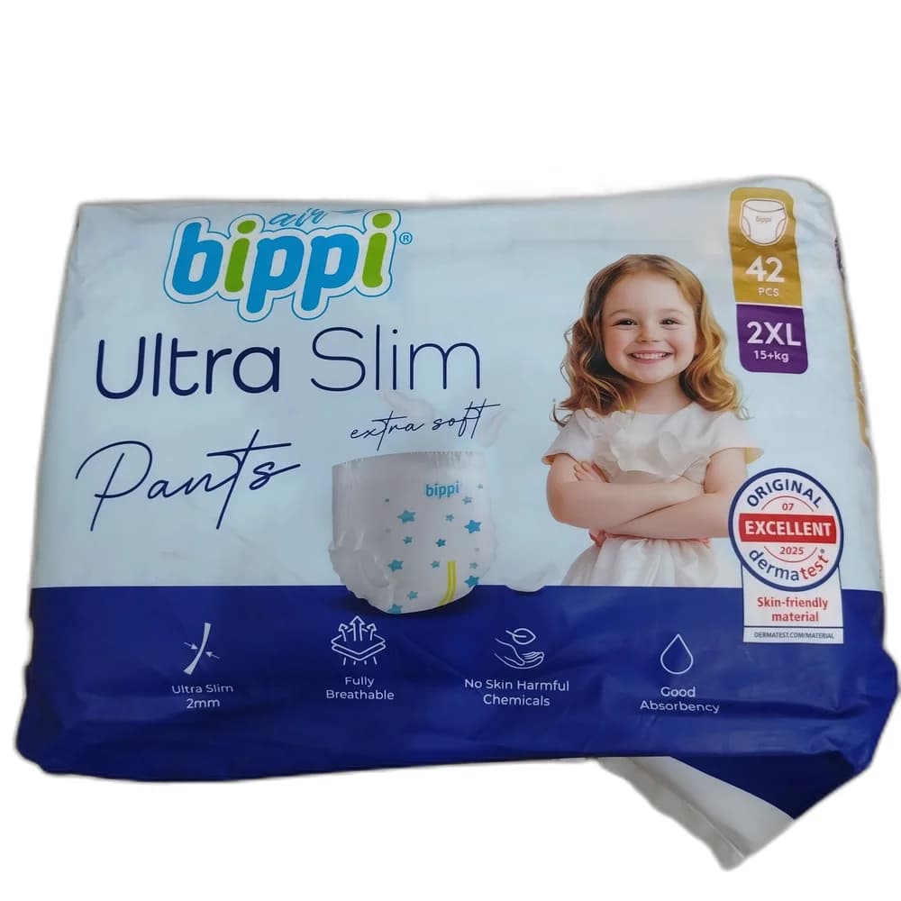 bippi air Ultra Slim Pants (2XL, 42 pcs) 2XL (15+ kg)