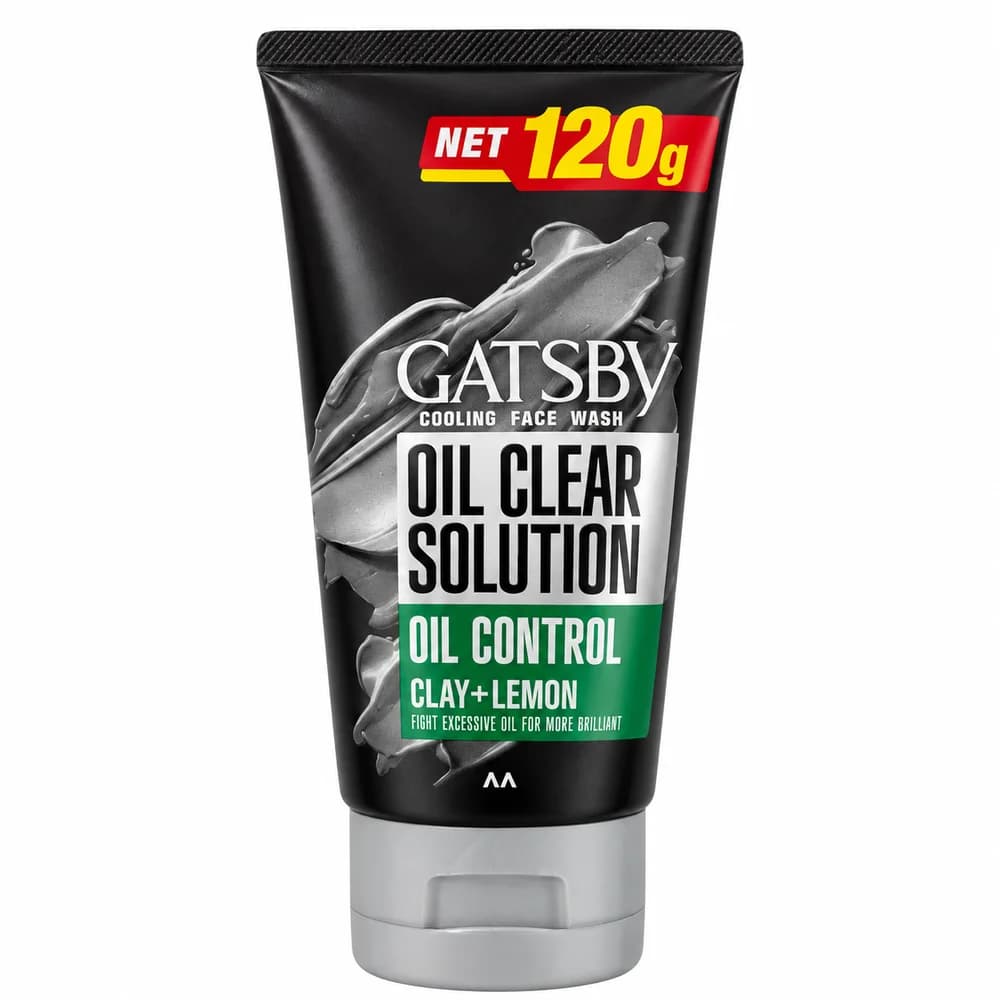 Gatsby Cooling Face Wash Oil Clear Solution Oil Control. 120 g
