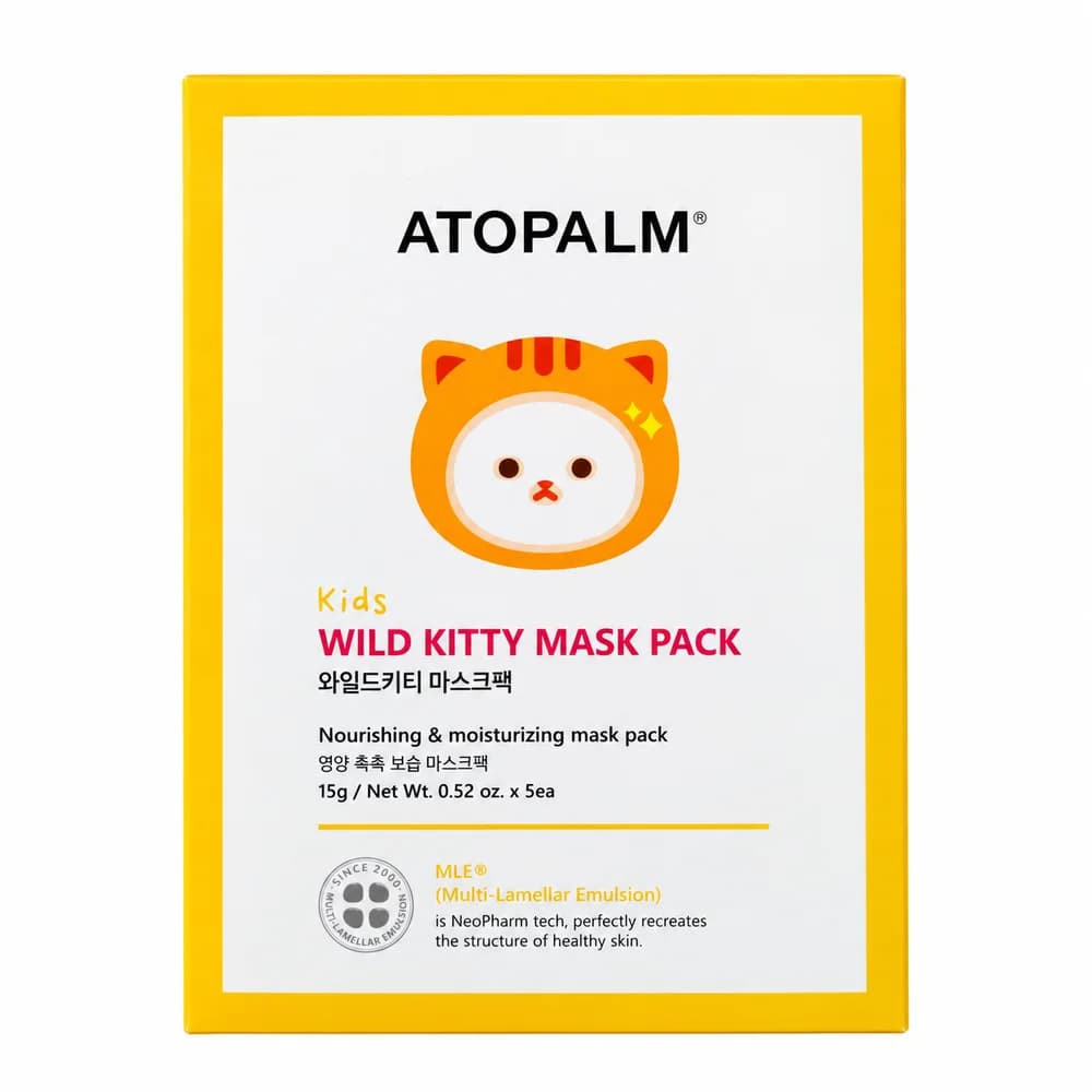 ATOPALM Kids Wild Kitty Mask Pack 15 g x 5