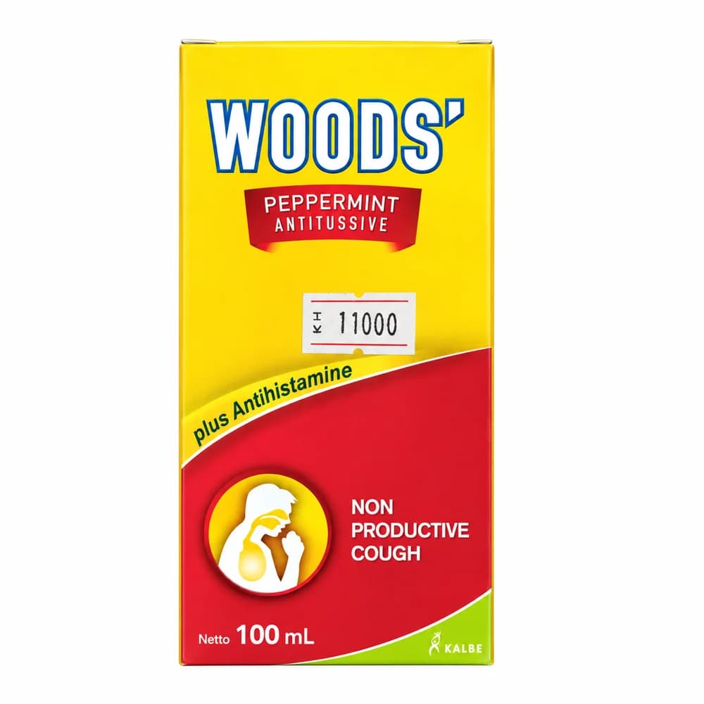 Woods' Peppermint Antitussive 100 mL 7.5 mg / 12.5 mg per 5 mL