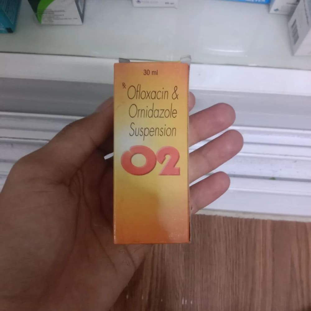 O2 Ofloxacin and ornidazole suspension, 30 mL