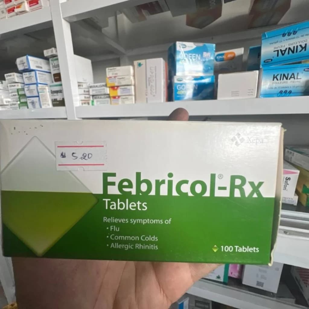Febricol-Rx 500mg,5mg, 2mg